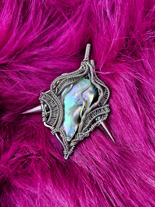 Spikey Mother Of Pearl Star 03