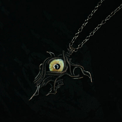 Always open eye pendant